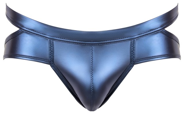 Metallic Matte look Briefs Blue