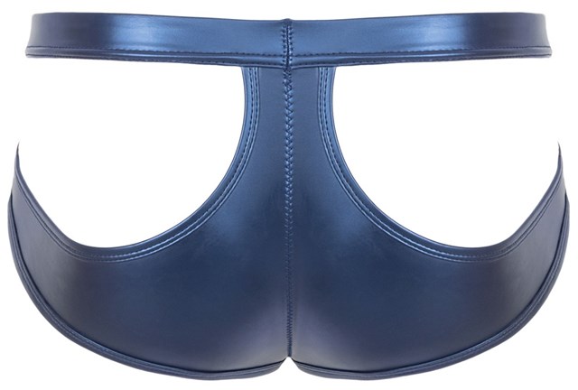 Metallic Matte look Briefs Blue
