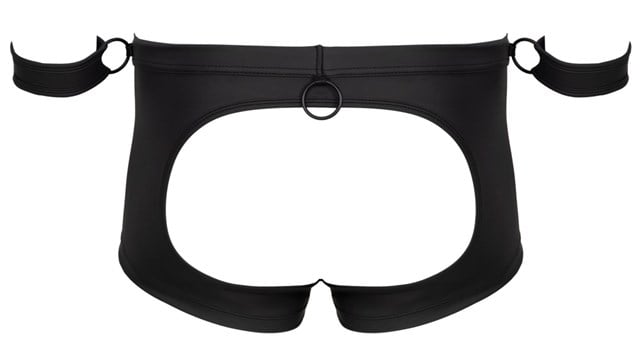 Open Back Pants With Handcuffs