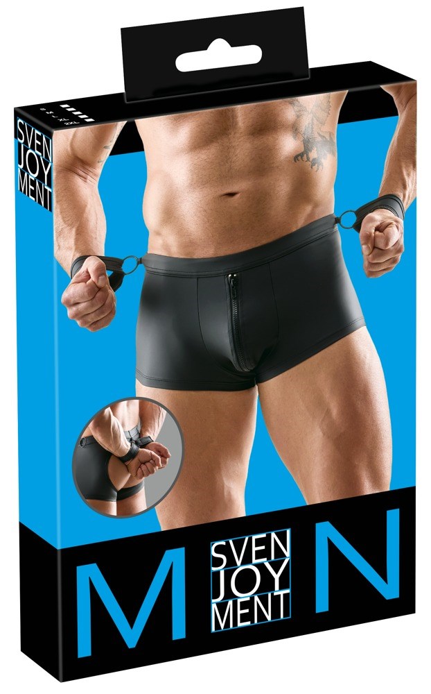 Open Back Pants With Handcuffs