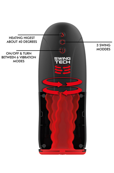 Swing-R Heating Effect & Vibration Masturbator