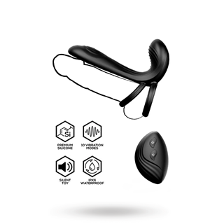 Synkox Girth Gainer Vibrating Double Cockring