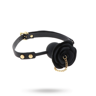 Rose Ball Gag With Plug