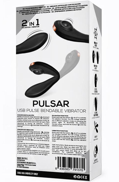 Tardenoche Pulsar Pulse Bendable Vibrator