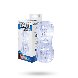 Taut Stroker Squeezable Masturbator - Clear