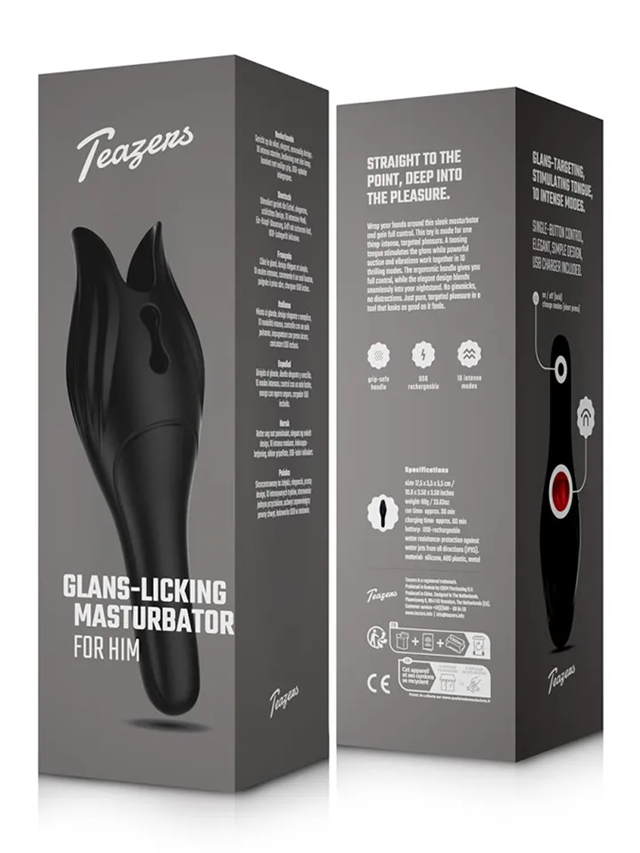 Glans-Licking Masturbator