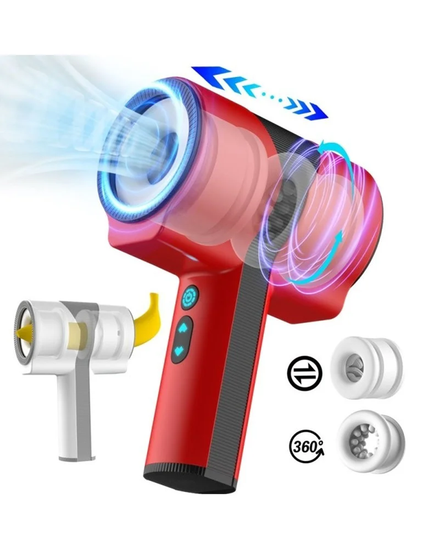 Teles Scoop Automatic Masturbator Twist & Turn Red