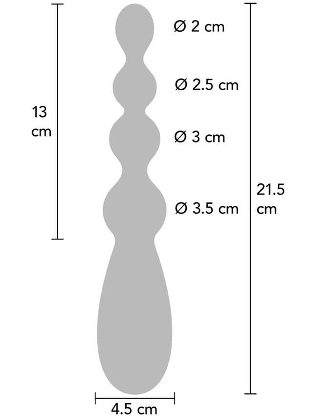 Tetra Thrill Anal Vibrator 21,5 cm