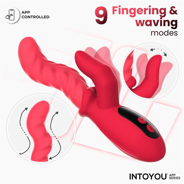 Tingly Vibrator With Finger, Waving & App