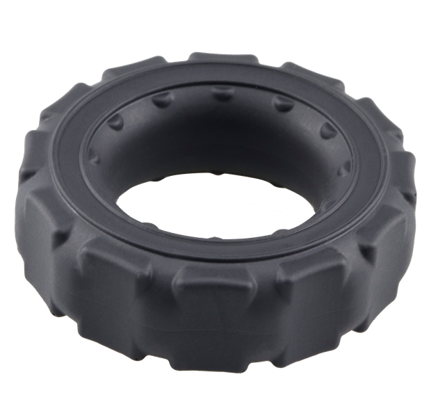 Tire Silicone Cock Ring Black
