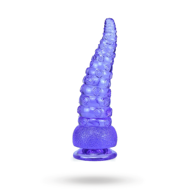 ToppedMonster Dildo Winkle Purple 23 cm