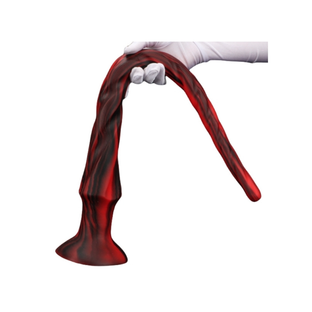 Torthy Dildo Black/Red 50 cm