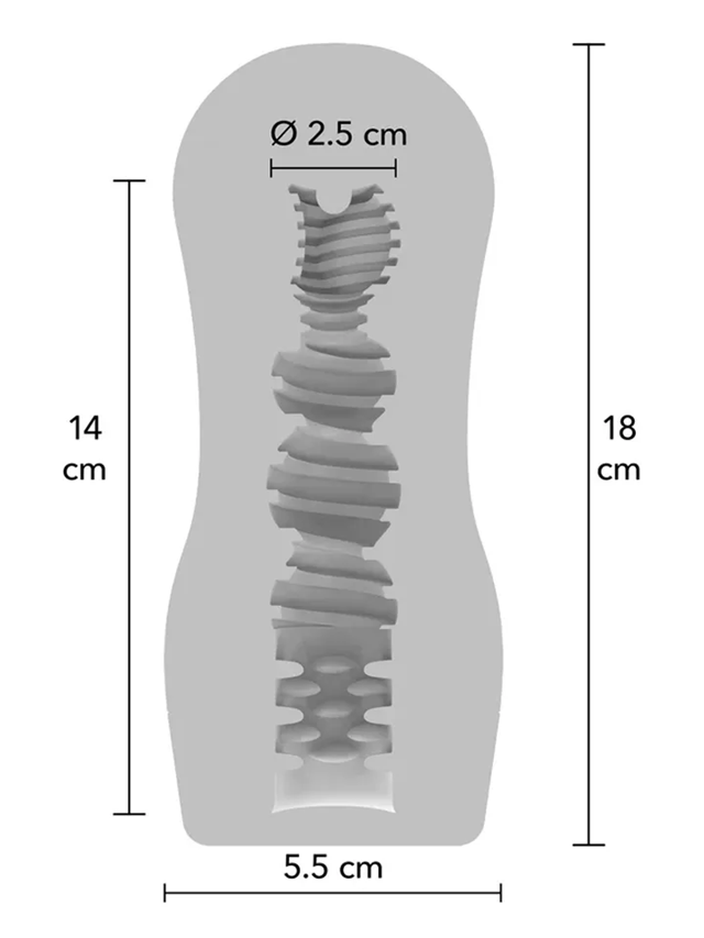 Clear Grip Vacuum Stroker