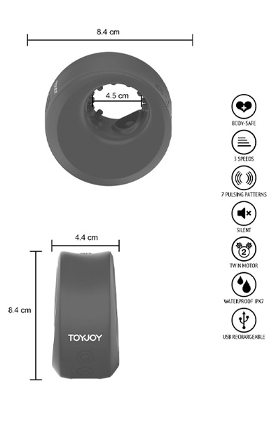 Zephyr Pulsating Stroker & C-Ring