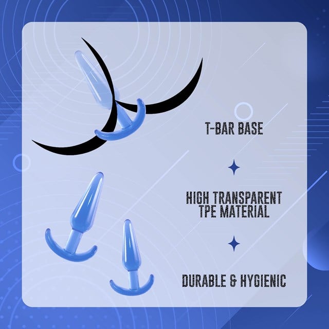 Triple Tapered Plug Set Blue