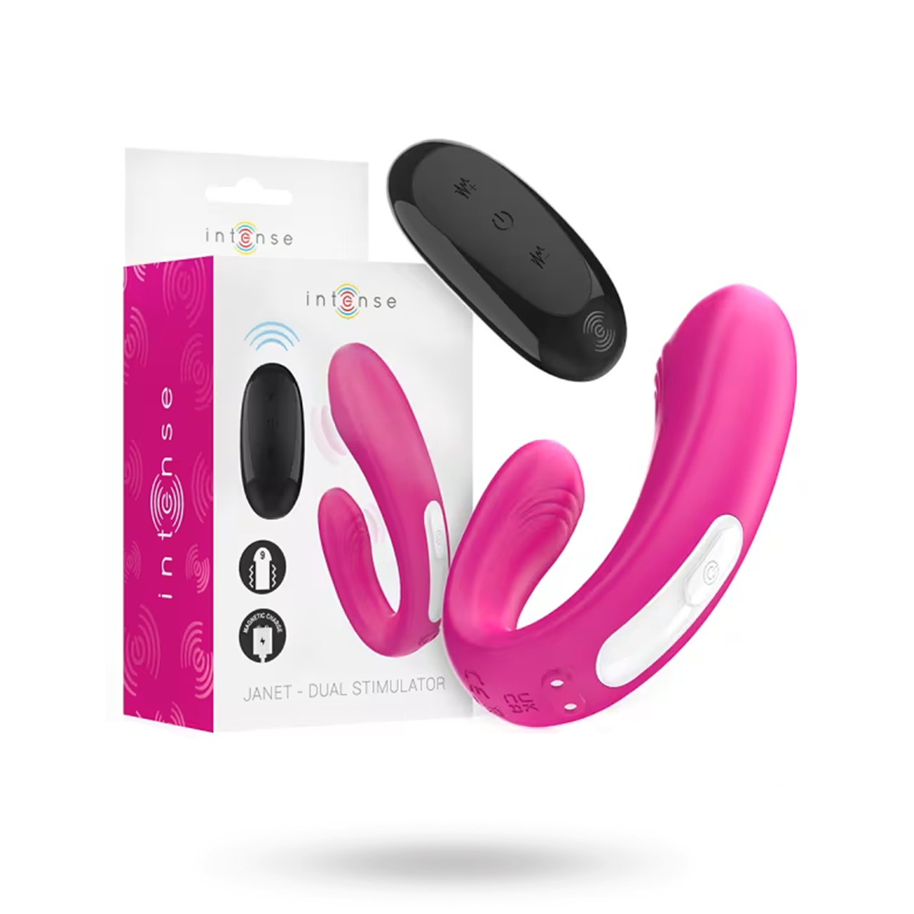 U-shaped Stimulator & Vibrator With Remote Control | SEXLEKSAKER - MEST FÖR PARLEKAR - Samlagsvibratorer | Intimast