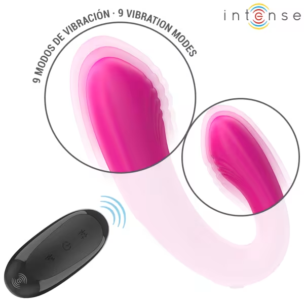 U-shaped Stimulator & Vibrator With Remote Control