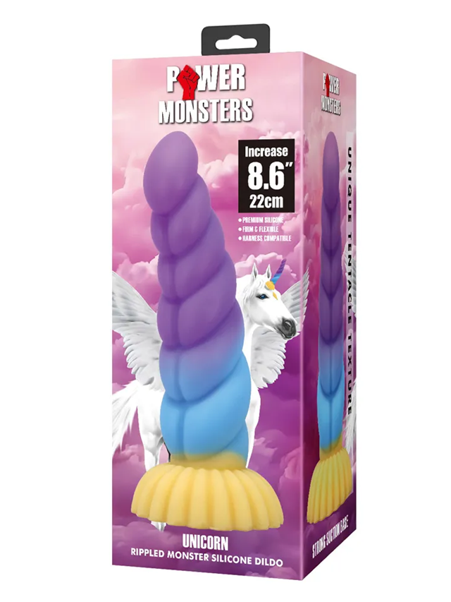 Unicorn Fantasy Silicone Dildo 22 cm