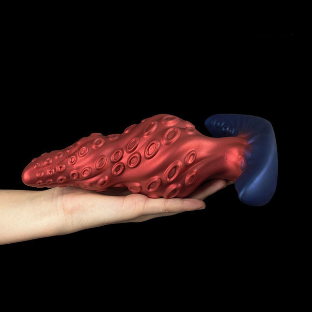 Unicorny Knotak Plug Red 23 cm