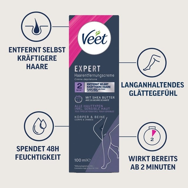 Veet EXPERT Hair Removal Cream 100ml