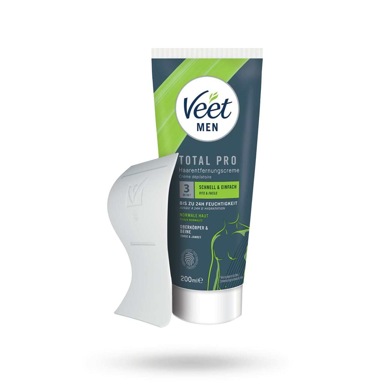 Veet Men TOTAL PRO Hair Removal Cream 200 ml