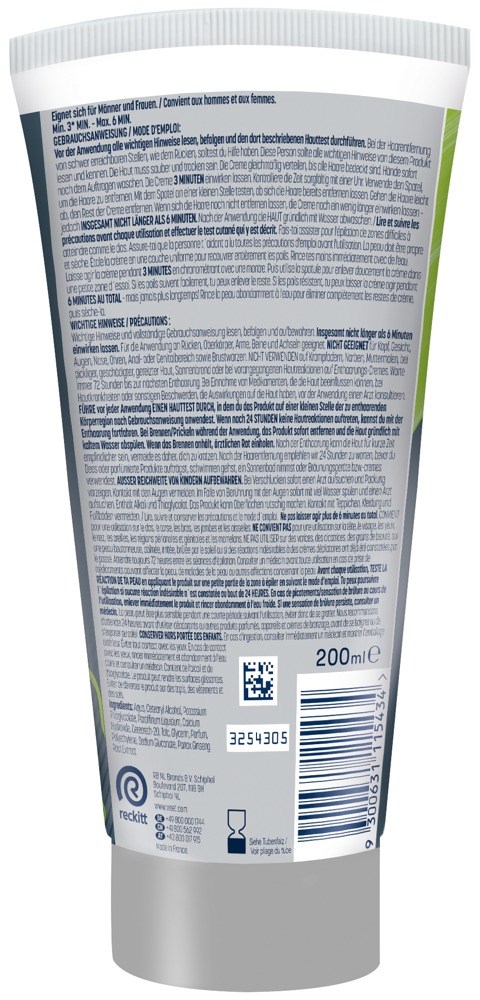 Veet Men TOTAL PRO Hair Removal Cream 200 ml