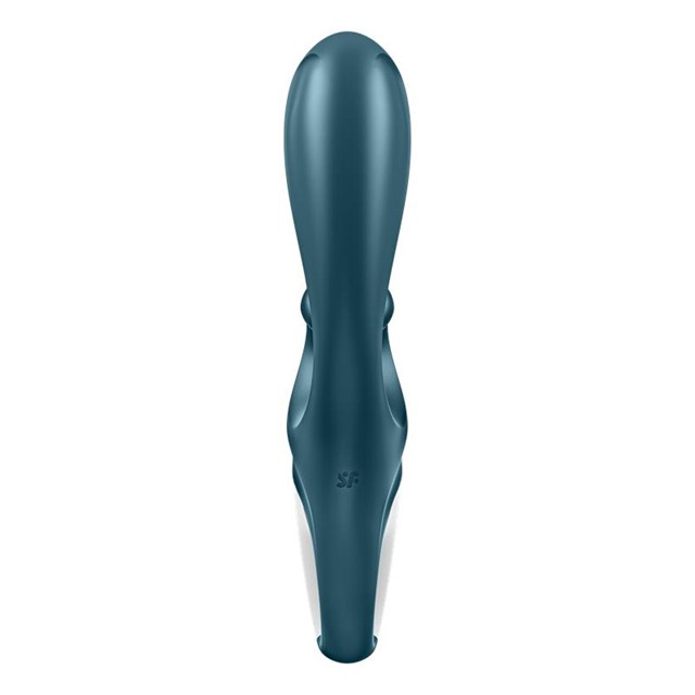 SATISFYER HUG ME CONNECT RABBITVIBRATOR - Blågrå