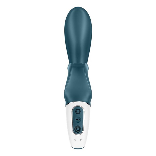 SATISFYER HUG ME CONNECT RABBITVIBRATOR - Blågrå