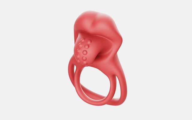 VibeTongue Cock Ring - 10 vibrations