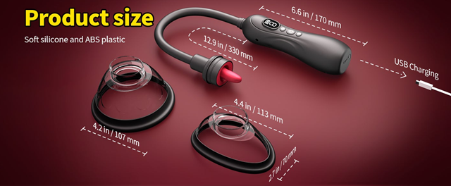 Vibrating & Licking Nip & Clit Sucker