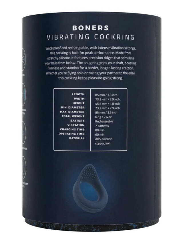 Vibrating Cock Ring With Perineum Stimulation