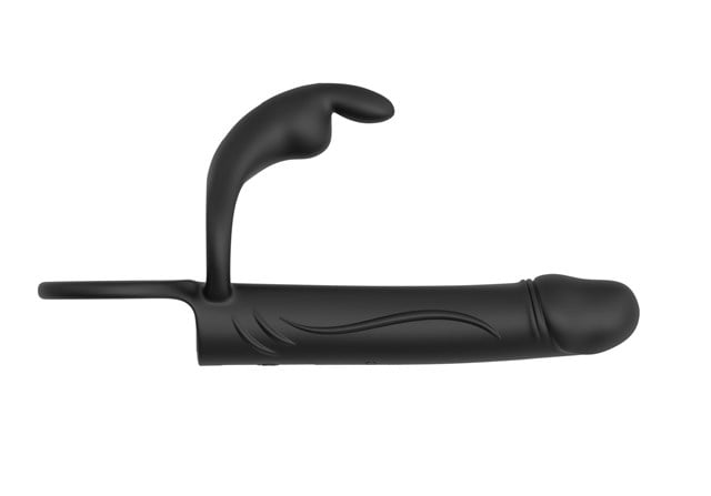 10x Vibrating Clit Stimulating Silicone Penetrator