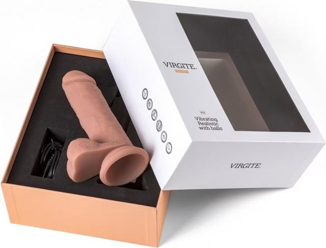 Vibrating Realistic Dildo With Remote 16,5 cm