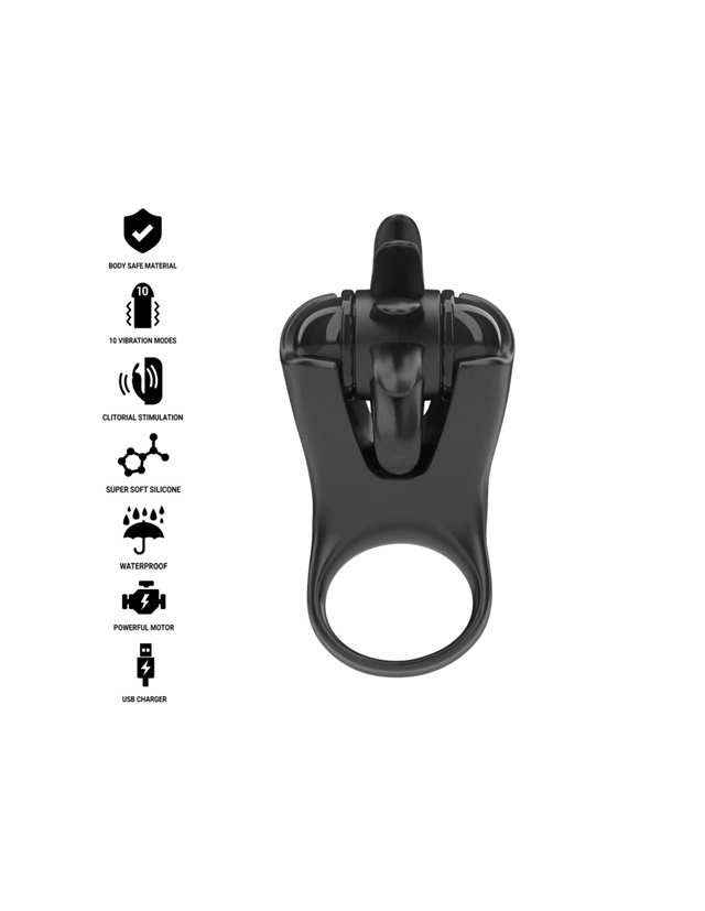 Vibrating Ring 10 Vibrations With Clitoris Stimulator