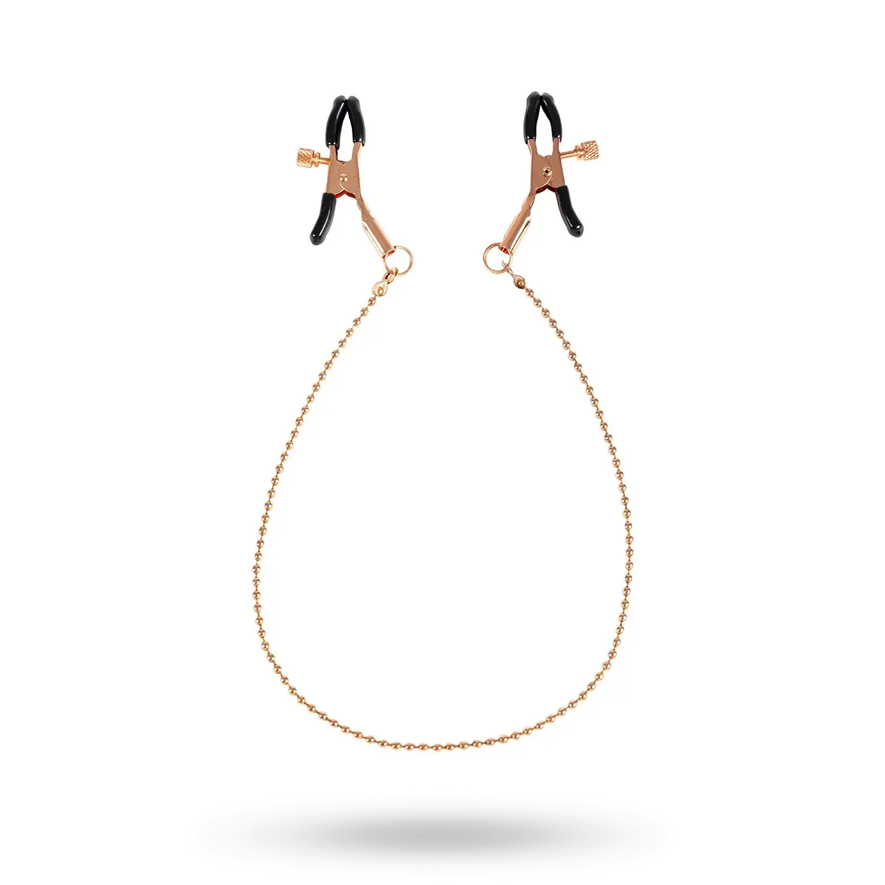 Virgite Nipple Clamps With Chain Gold