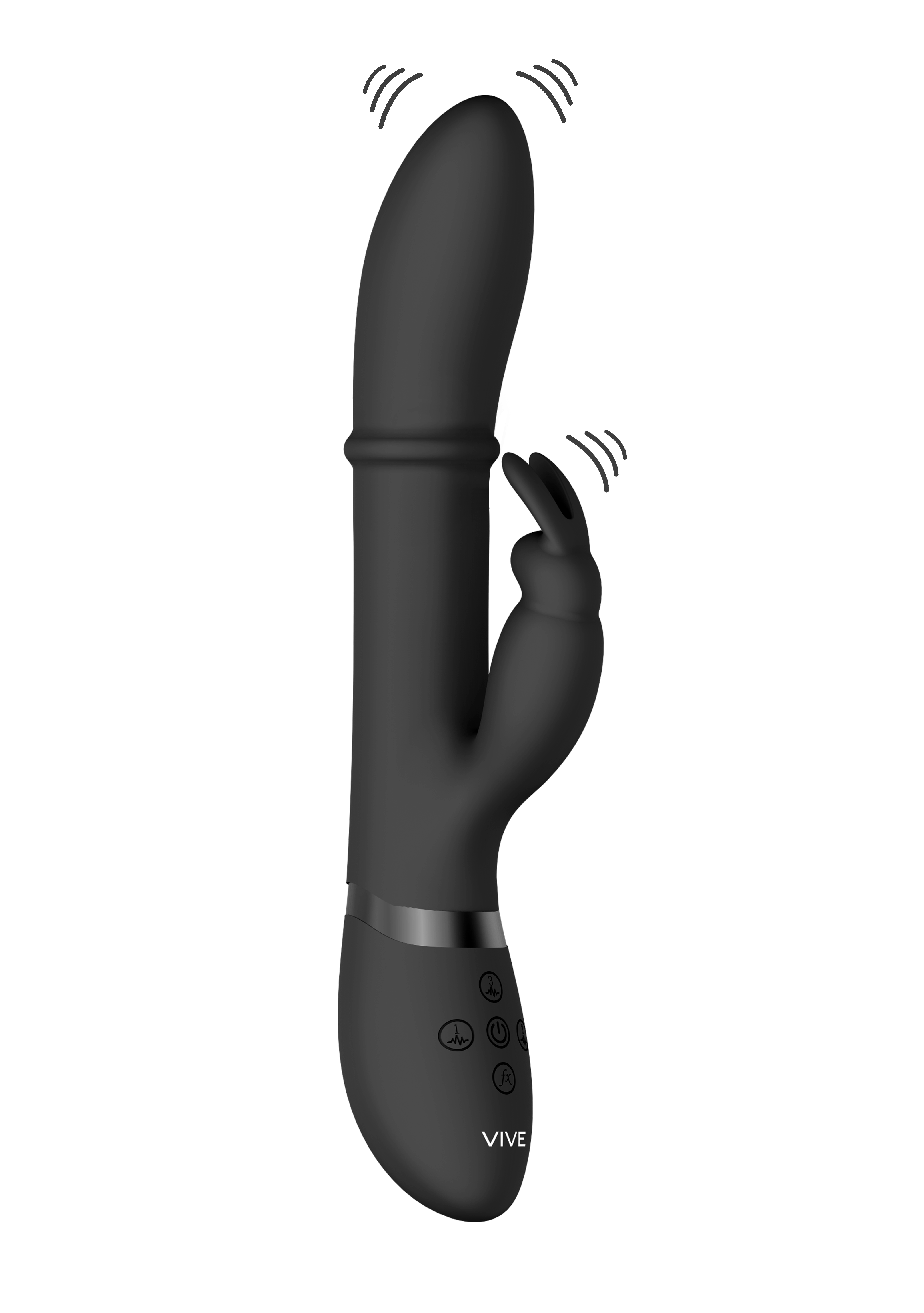 Halo - Rabbit Vibrator Med Integrerad Stimulerande Ring