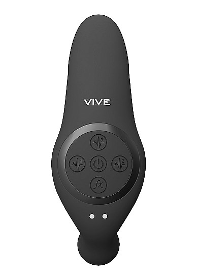 Kata - Pulse Wave & Vibrating Double Penetration Vibrator - Black