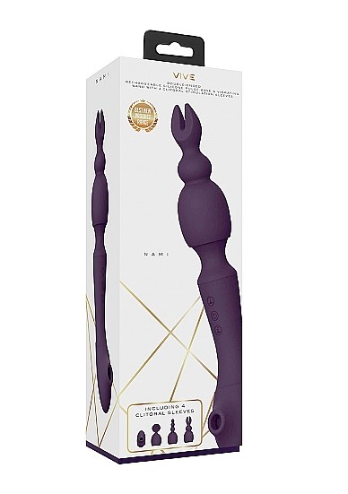 Nami - Pulse Wave & Vibrating Wand - LILA