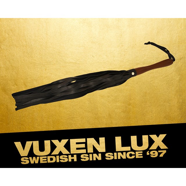 Ouch Flogger with Wood Handle
