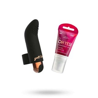 Yellooh The Perfect Finger Vibe + Rfsu Sense Me Oh Yes - Stimulerande Gel 40 Ml