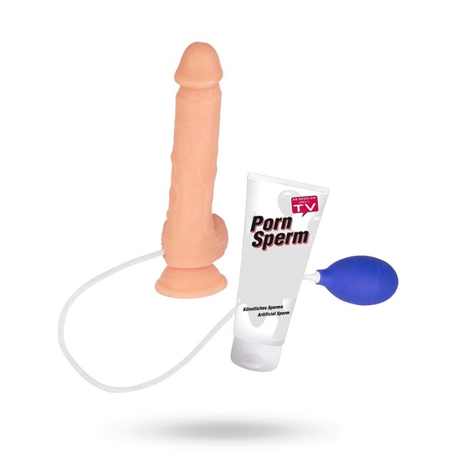 VIKING COCK 15.5CM SPRUTDILDO + YOU2TOYS PORN FAKE SPERM 250 ML