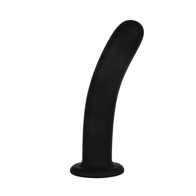 Black Silicone Dildo - Medium