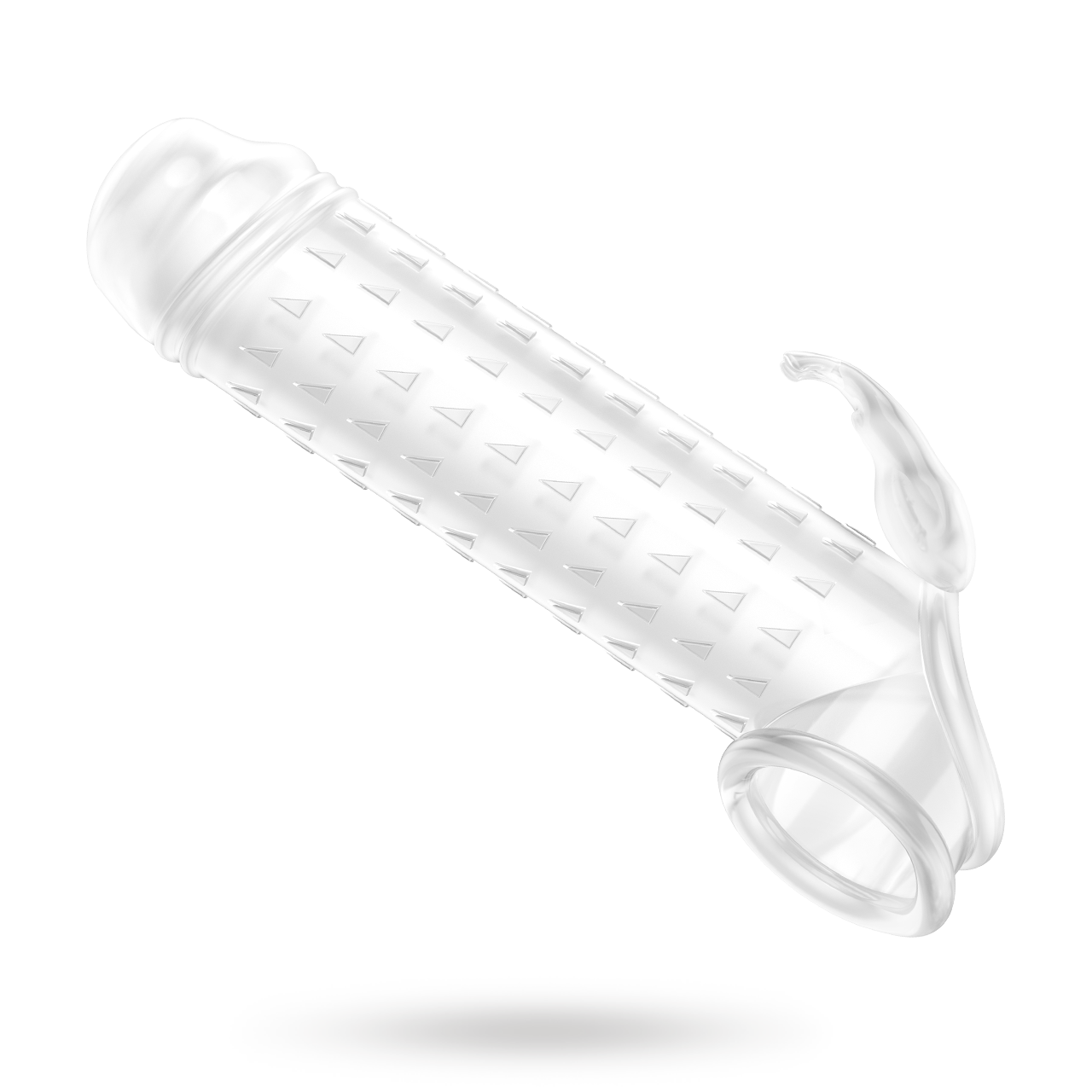 Penis Överdrag Med Rabbit Och Stimulerande Textur