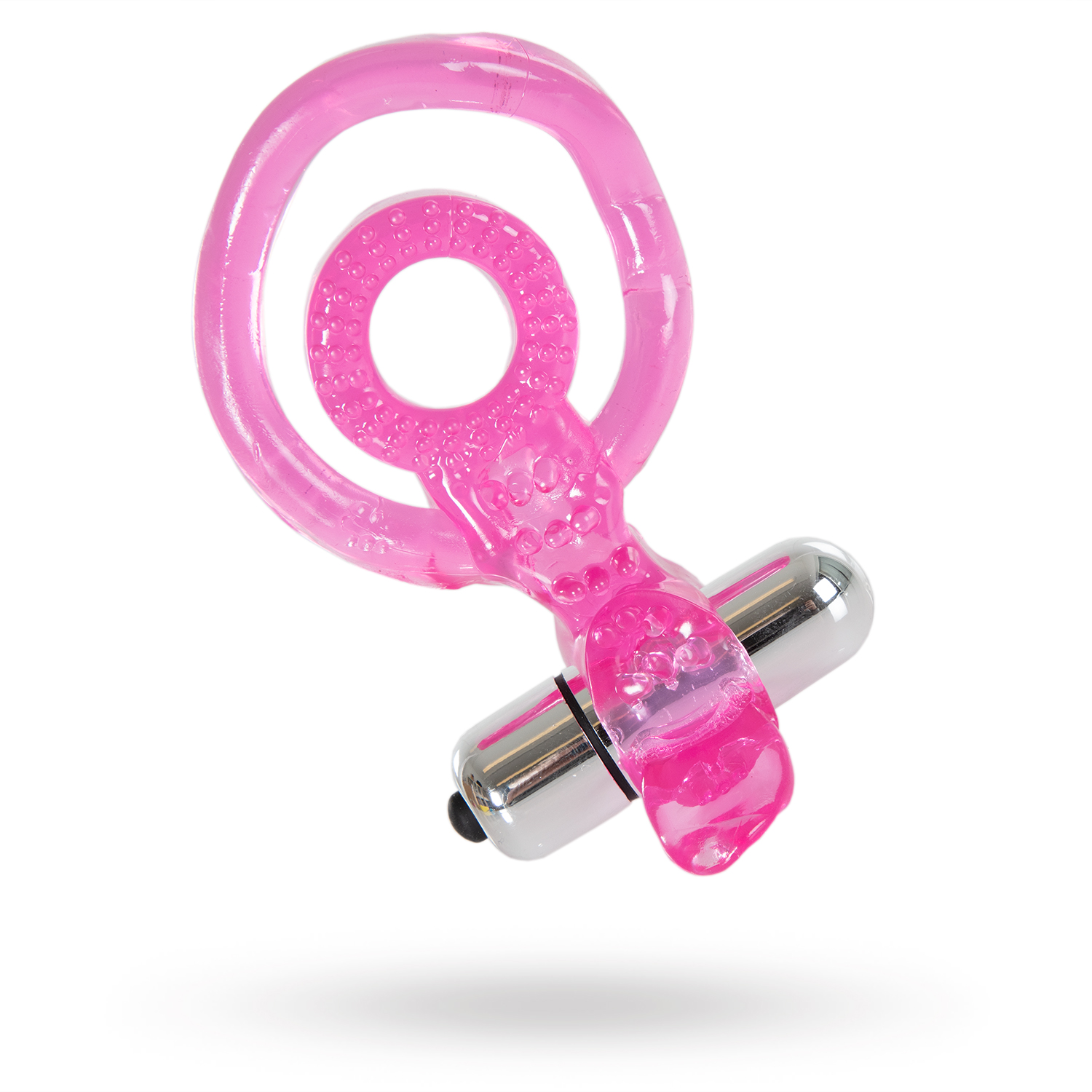 Jelly Penisring med 10-Speed Bullet