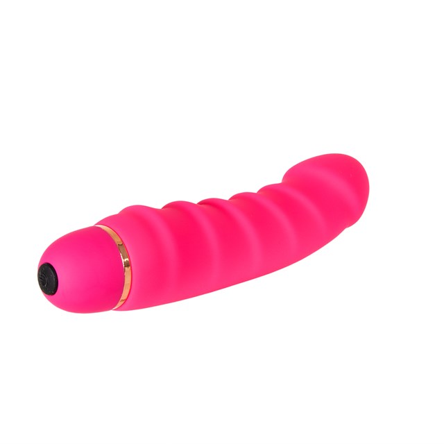 Pink Amazing Ribbed Vibrator