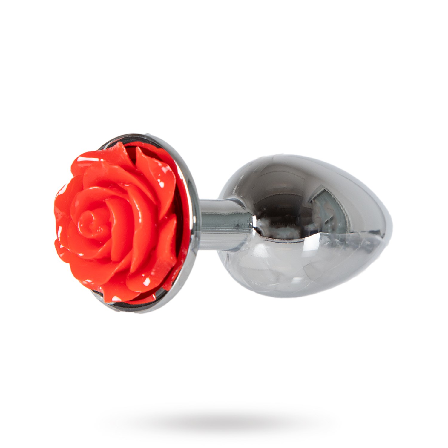 Sustainable Pleasure Metal Plug Small - Red Rose