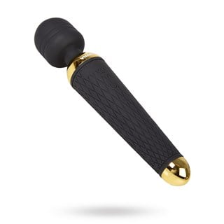 Black & Gold Massager Wand - 20 Vibrations