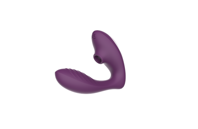 2-in-1 Clitoral Air-Pressure and G-Spot Vibrator