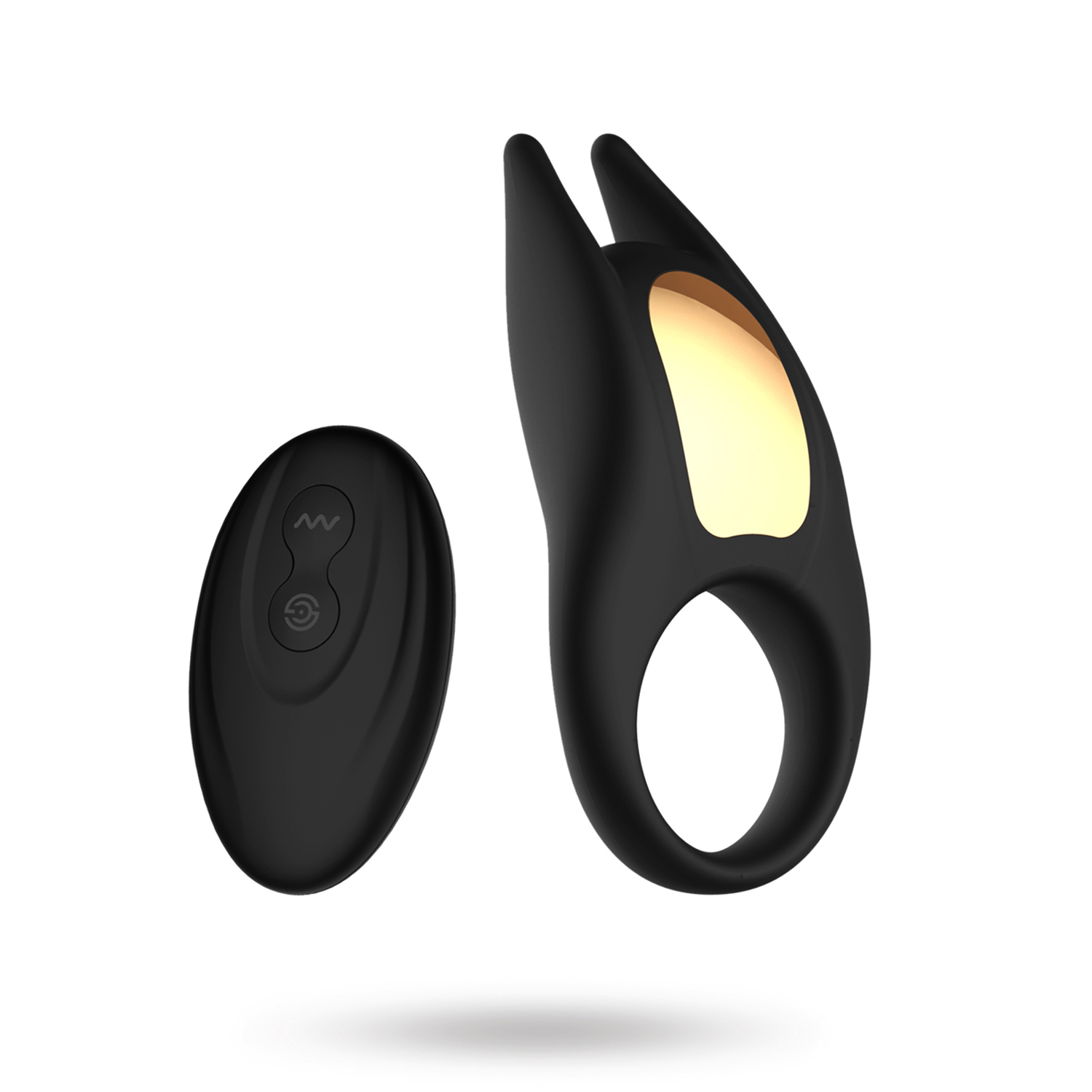 Colorful Light Fjärrstyrd Penisring med Klitorisstimulans