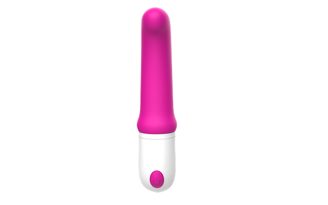 Curved Tip G-punktsvibrator Rosa - 9 Vibrationer